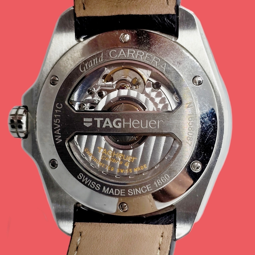 👑 Tag Heuer Grand Carrera Calibre 6 Watch 👑 - Picture 6 of 9